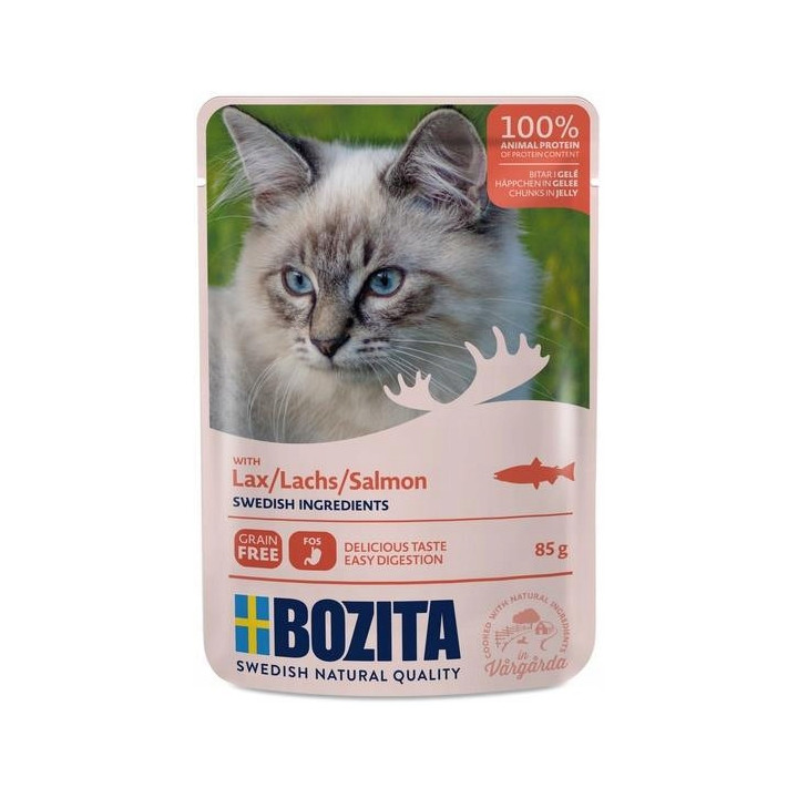 BOZITA CAT ŁOSOŚ W GALARECIE KARMA DLA KOTA 85g