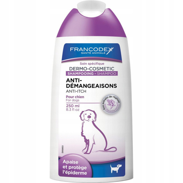 Szampon dla psa Francodex 250ml przeciwświądowy dla psa
