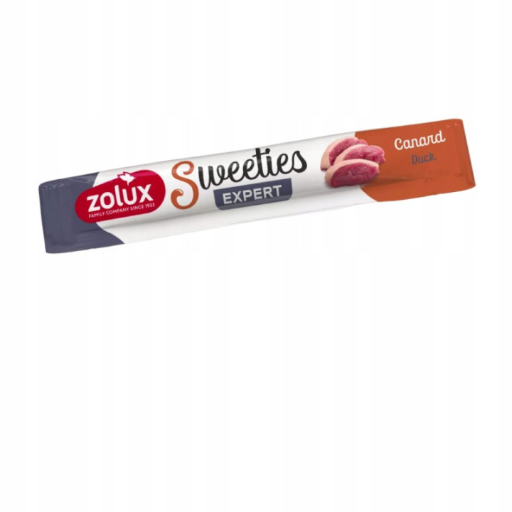 ZOLUX Przysmak kremowy DLA PSA SWEETIES z kaczką 14 g 10 szt