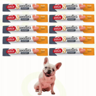 ZOLUX Przysmak kremowy DLA PSA SWEETIES z kurczakiem 14 g 10 szt