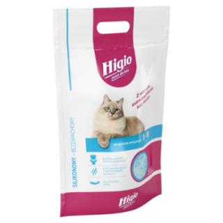 Higio Żwirek dla kota silikonowy bezzapachowy 3,8 l