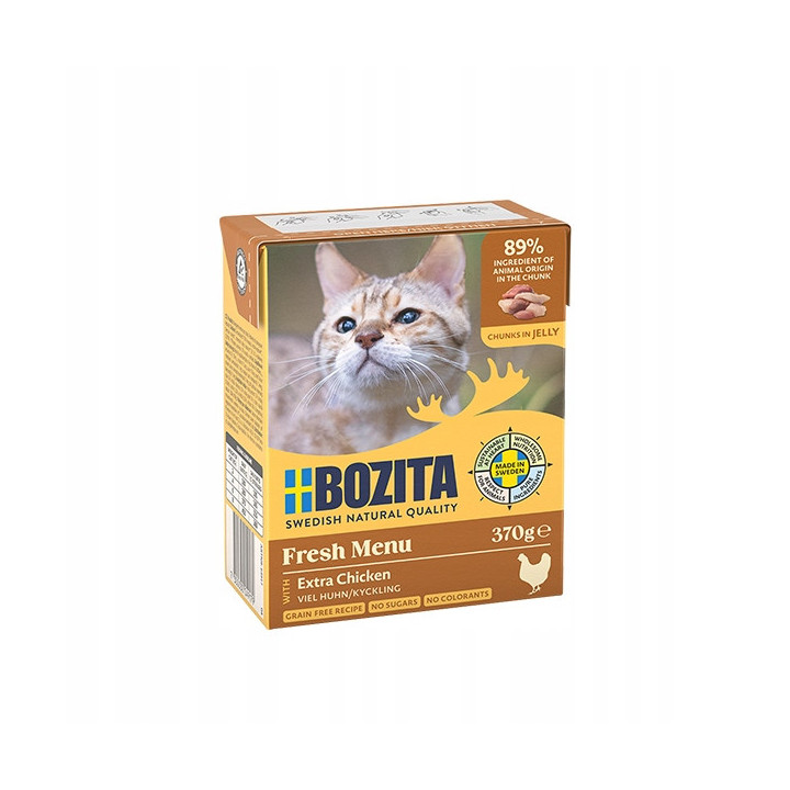 Bozita mokra karma dla kota kurczak w galaretce 370 g naturalny skład