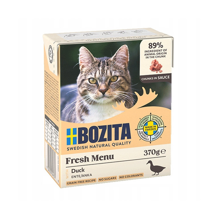 Bozita mokra karma dla kota kaczka w sosie 370 g naturalne składniki
