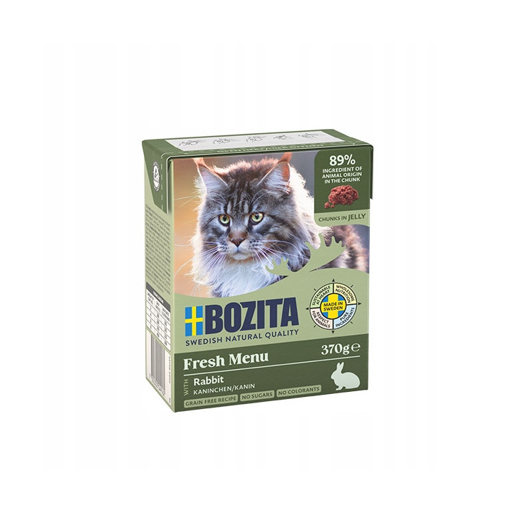Bozita mokra karma dla kota królik w sosie 370 g naturalne składniki