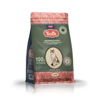 Karma kot FOLK Wielkopolska kaczka z dodatkiem jabłek 1,6kg