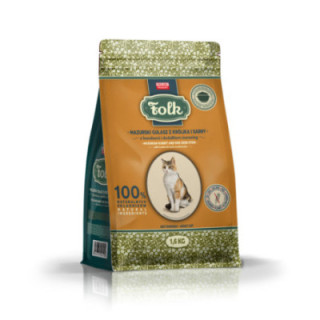 Karma dla kota sucha FOLK Mazurski gulasz z królika i sarny 1,6 kg