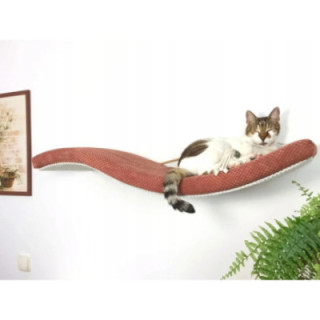 Półka ścienna dla kota wisząca FALA 75 cm SH-M-W75UR nowoczesny wygląd