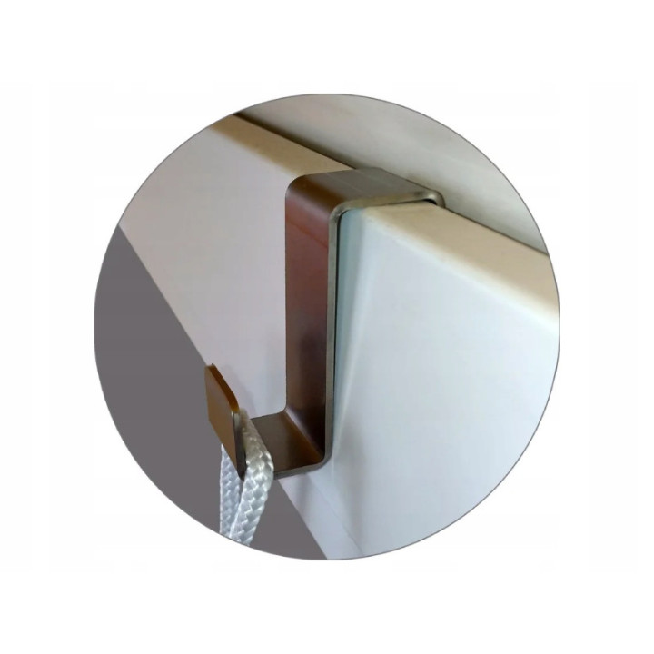 Legowisko wiszące na okno dla kota PŁASKIE nowoczesne 60 cm SH-F-60G