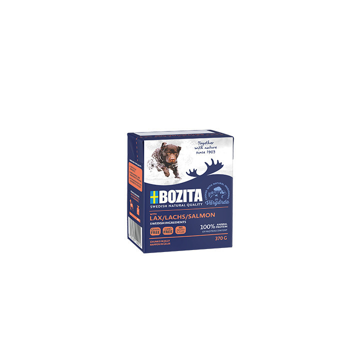 Bozita Karma dla Psa Łosoś w Galaretce 370g Naturalna Bogata w Omega3