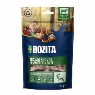 BOZITA snack pies Meaty Bites łoś kaczka 70g przysmak naturalny dla psa