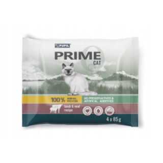 Karma mokra Pupil Prime dla kota 4x85g jagnięcina cielęcina bezzbożowa