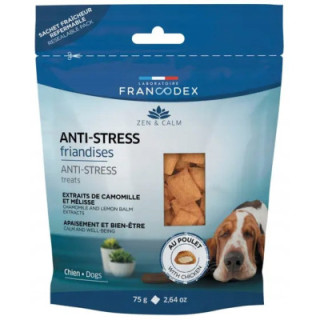 Francodex Przysmak dla psa antystresowy z kurczakiem 75g wyciąg z melisy