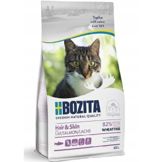 Bozita Hair&Skin 400g karma dla kota z łososiem bez pszenicy zdrowa sierść