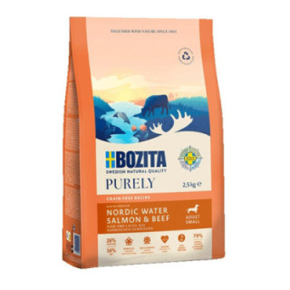 Bozita Adult 2,5 kg Salmon Beef Bezzbożowa karma dla psów małych Premium