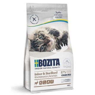 Bozita Sterilised Renifer 400g Sucha karma dla kota bez zbóż naturalna