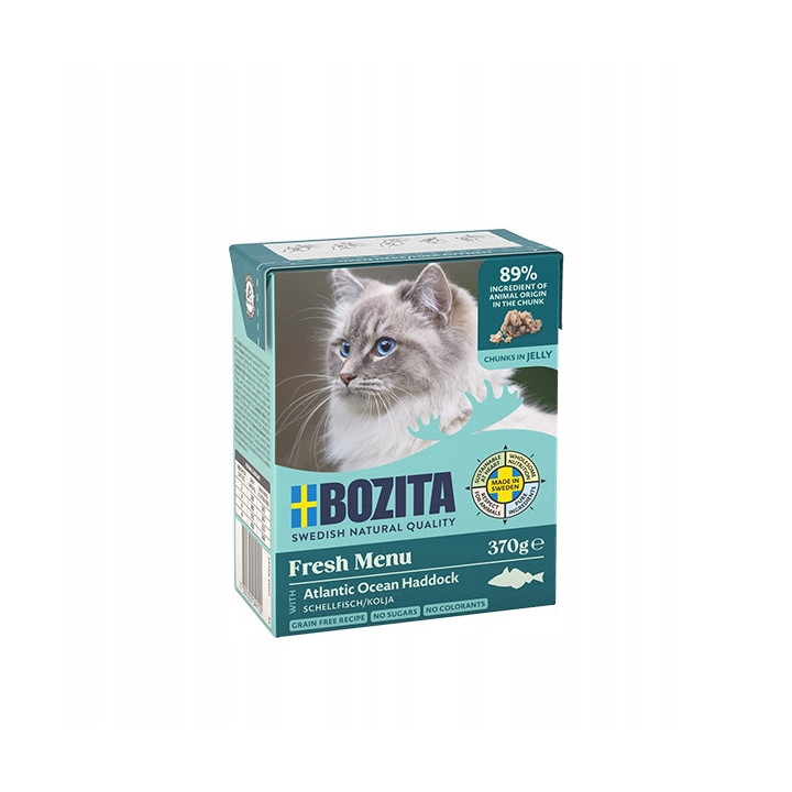 Bozita karma mokra dla kota dorsz w galaretce 370 g