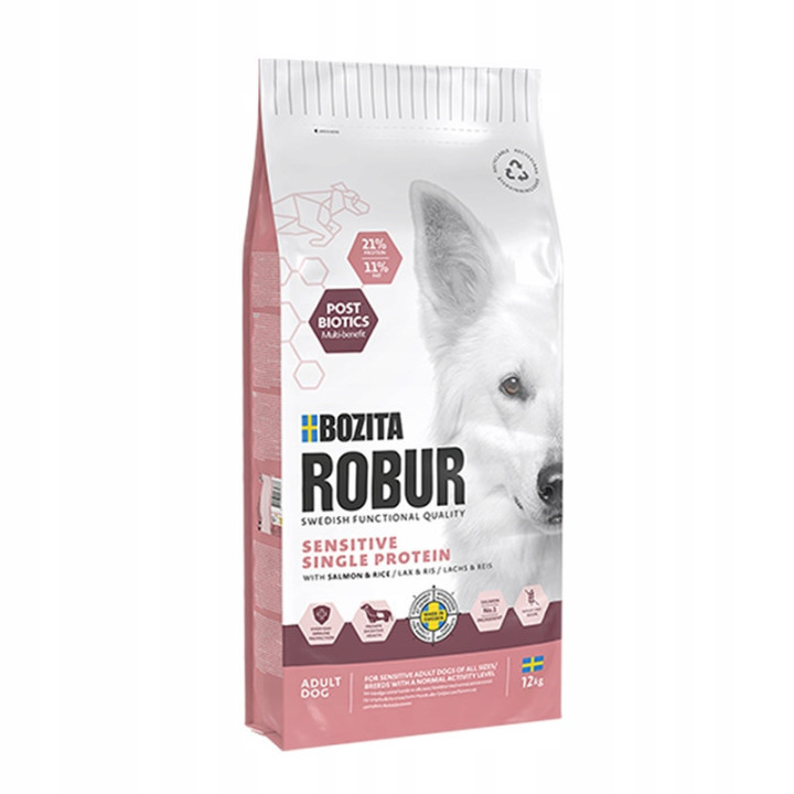 Bozita Robur Sensitive Single Protein Salmon Karma dla psów wrażliwych 12kg