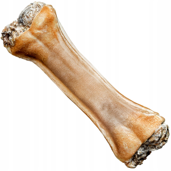 Azanki Kość do żucia 12cm skóra wołowa, kozia mięta dzika róża nagietek S/M