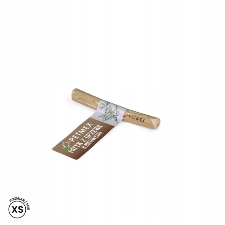 Przysmak dla Psa Patyk z drzewa kawowego naturalny gryzak XS dla małych ras