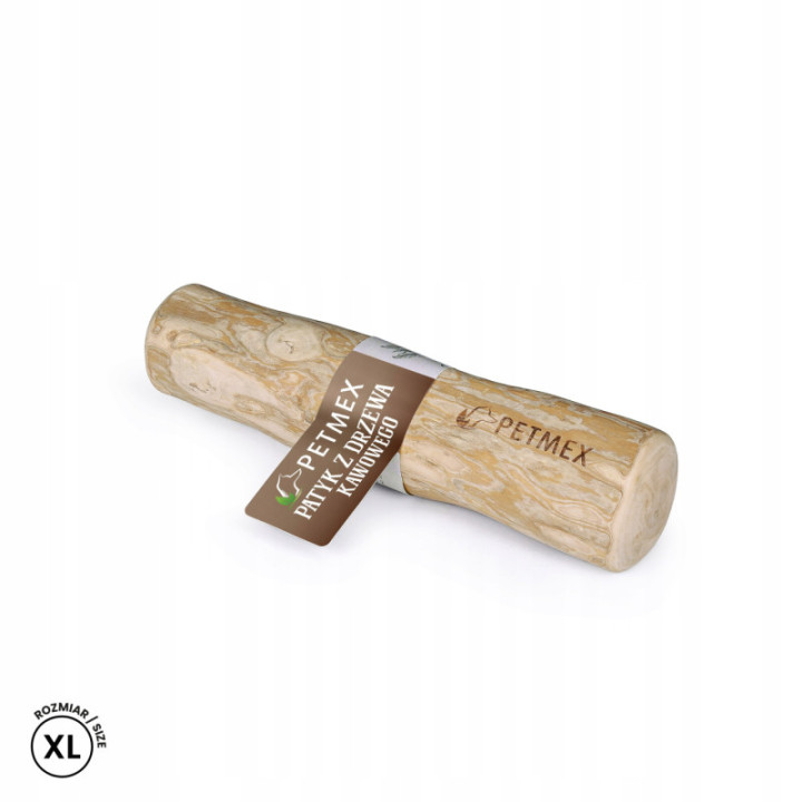 Naturalny gryzak dla psa Patyk z drzewa Kawowego dla dużych psów XL