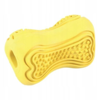 Zabawka na przysmak dla psa Zabawka kauczukowa dla psa TITAN żółta S