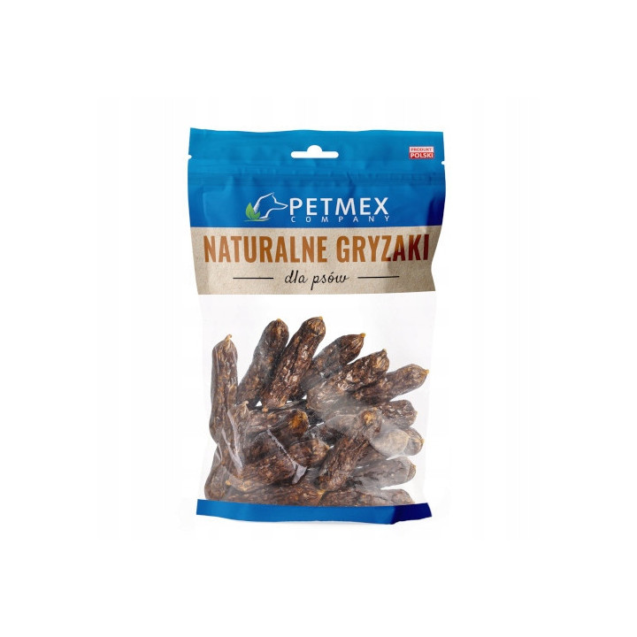 Kiełbaski z jelenia 200g Przysmak gryzak naturalny dla psa KABANOSY DLA PSA