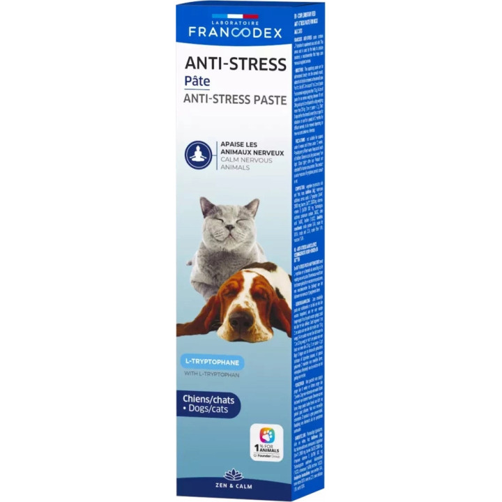 FRANCODEX Pasta antystresowa dla psów i kotów 100 g pełen relaks dla pupila