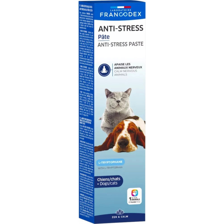FRANCODEX Pasta antystresowa dla psów i kotów 100 g pełen relaks dla pupila