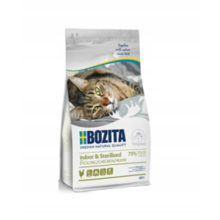 Sucha karma dla kotów Bozita Indoor&Sterilised kurczak 400g bezzbożowa