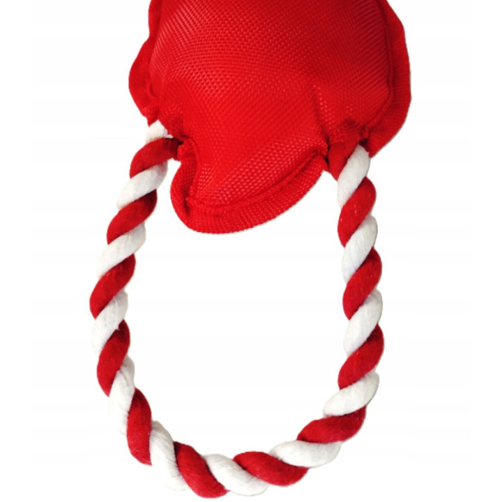 Świąteczny Szarpak dla psa CIASTEK śliczny wytrzymały 34 x 17 cm