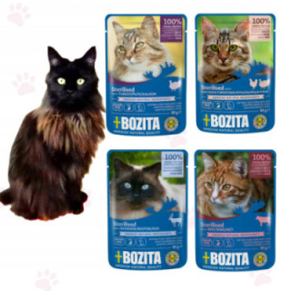 Bozita karma dla kota po kastracji 85g indyk wołow kurczak/indyk renifer 4