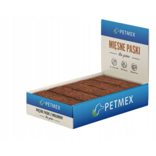 PETMEX Paski Wołowe dla psa 25 szt x 20g/500g MEGA BOX NATURALNYCH GRYZAKÓW