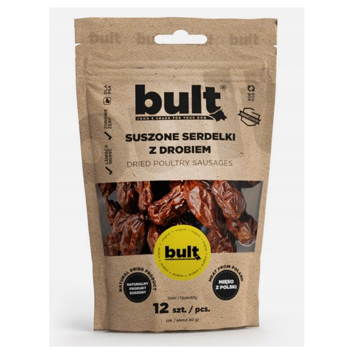 BULT Eko Serdelki Drobiowe 12szt przysmak dla psa treserki